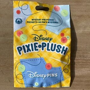 2024 Disney Parks PIXIE PLUSH Mystery Bag Pins Side Kicks 5 Random Pins NEW